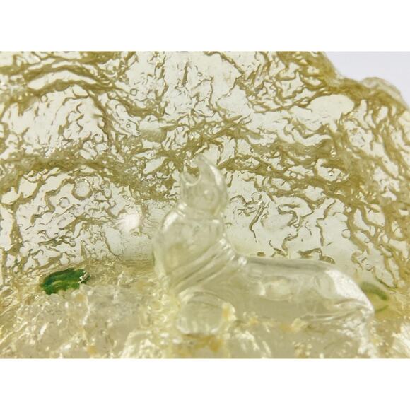 Sea Lion Ocean Cast Resin Lucite Sculpture Signed Agustin Acrylic Seal Reverse C - Picture 4 of 16